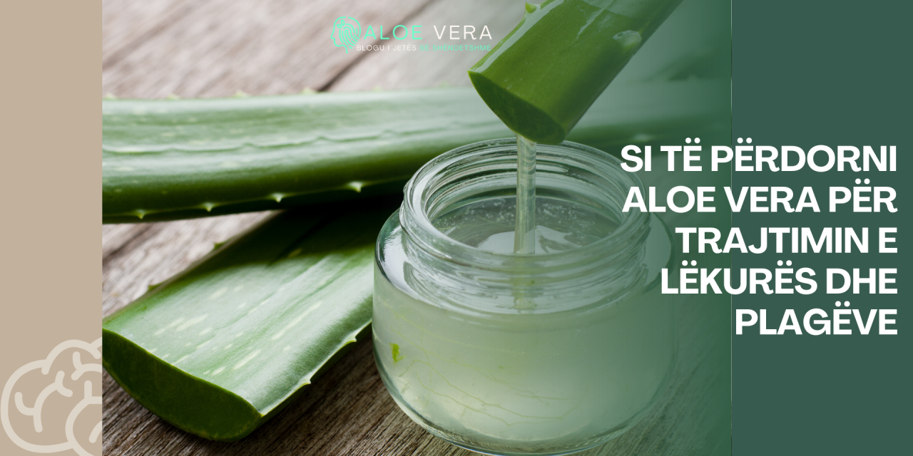Si të Përdorni Aloe Vera për Trajtimin e Lëkurës dhe Plagëve