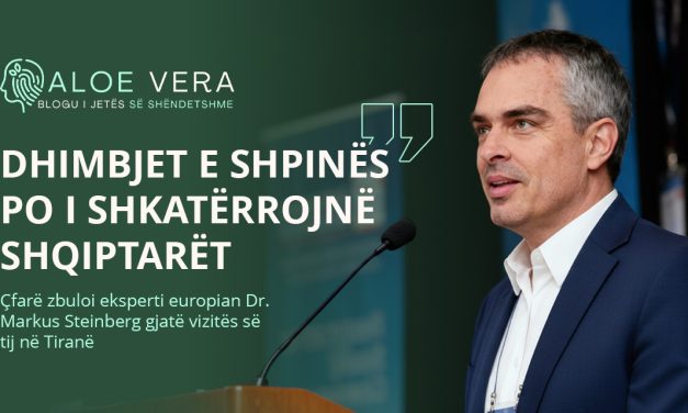 Dhimbjet e shpinës po i shkatërrojnë shqiptarët”: Çfarë zbuloi eksperti europian Dr. Markus Steinberg gjatë vizitës së tij në Tiranë