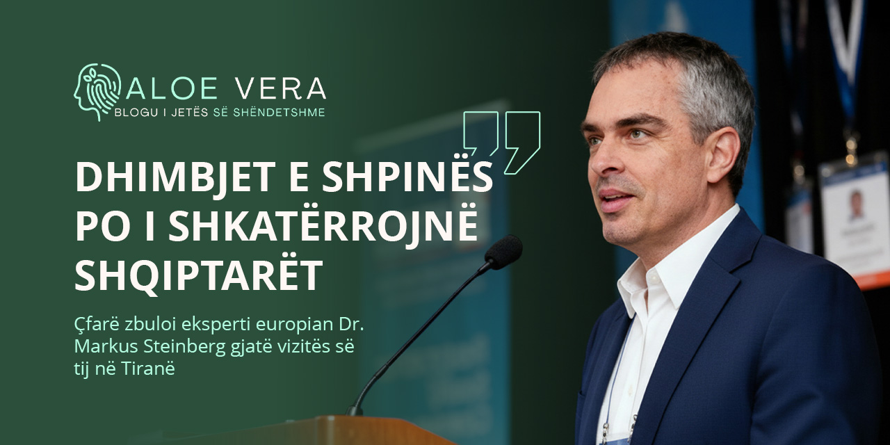Dhimbjet e shpinës po i shkatërrojnë shqiptarët”: Çfarë zbuloi eksperti europian Dr. Markus Steinberg gjatë vizitës së tij në Tiranë